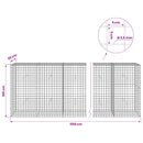 Gabion med 3,5 mm Tråd og 5x5 cm Maske 1150x30x100 cm