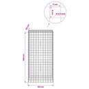 Gabion med 3,5 mm Tråd og 5x5 cm Maske 50x30x150 cm