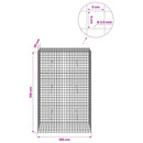 Gabion med 3,5 mm Tråd og 5x5 cm Maske 100x30x150 cm