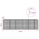 Gabion med 3,5 mm Tråd og 5x5 cm Maske 550x30x150 cm