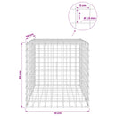 Gabion med 3,5 mm Tråd og 5x5 cm Maske 50x50x50 cm