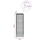Gabion med 3,5 mm Tråd og 5x5 cm Maske 50x50x150 cm