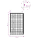 Gabion med 3,5 mm Tråd og 5x5 cm Maske 100x50x150 cm