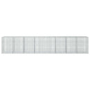 Gabion med 3,5 mm Tråd og 5x5 cm Maske 800x50x150 cm