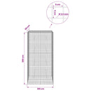 Gabion med 3,5 mm Tråd og 5x5 cm Maske 100x50x200 cm