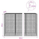 Gabion med 3,5 mm Tråd og 5x5 cm Maske 1100x50x200 cm