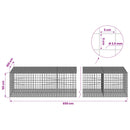Gabion med 3,5 mm Tråd og 5x5 cm Maske 650x100x50 cm