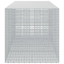 Gabion med 3,5 mm Tråd og 5x5 cm Maske 400x100x100 cm