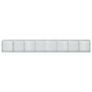 Gabion med 3,5 mm Tråd og 5x5 cm Maske 800x100x100 cm