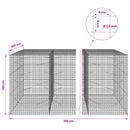 Gabion med 3,5 mm Tråd og 5x5 cm Maske 700x100x150 cm