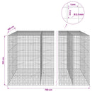 Gabion med 3,5 mm Tråd og 5x5 cm Maske 750x100x150 cm