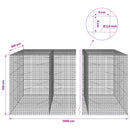 Gabion med 3,5 mm Tråd og 5x5 cm Maske 1000x100x150 cm