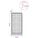 Gabion med 3,5 mm Tråd og 5x5 cm Maske 100x100x200 cm