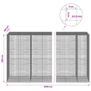 Gabion med 3,5 mm Tråd og 5x5 cm Maske 1050x100x200 cm