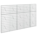 Gabion med 3,5 mm tråd og 5x10 cm mesh 250x10x150 cm