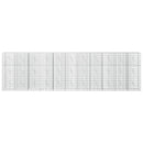 Gabion med 3,5 mm tråd og 5x10 cm mesh 550x10x150 cm