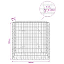 Gabion med 3,5 mm tråd og 5x10 cm mesh 100x20x100 cm
