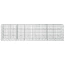 Gabion med 3,5 mm tråd og 5x10 cm mesh 400x20x100 cm