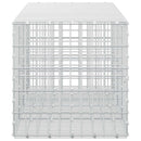 Gabion med 3,5 mm tråd og 5x10 cm mesh 350x50x50 cm