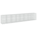 Gabion med 3,5 mm tråd og 5x10 cm mesh 800x100x150 cm
