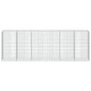 Gabion med 3,5 mm tråd og 5x10 cm mesh 600x100x200 cm