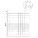 Gabion med 3,5 mm tråd og 10x10 cm net 100x20x100 cm