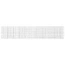 Gabion med 3,5 mm tråd og 10x10 cm net 1050x20x200 cm