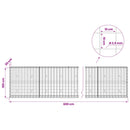 Gabion med 3,5 mm tråd og 10x10 cm net 600x30x100 cm
