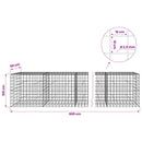 Gabion med 3,5 mm tråd og 10x10 cm net 600x50x100 cm