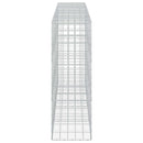 Gabion med 3,5 mm tråd og 10x10 cm net 400x50x150 cm