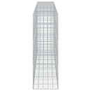 Gabion med 3,5 mm tråd og 10x10 cm net 450x50x150 cm