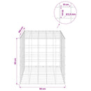 Gabion med 3,5 mm tråd og 10x10 cm net 50x100x50 cm