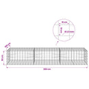 Gabion med 3,5 mm tråd og 10x10 cm net 300x100x50 cm