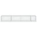 Gabion med 3,5 mm tråd og 10x10 cm net 350x100x50 cm