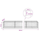 Gabion med 3,5 mm tråd og 10x10 cm net 400x100x50 cm