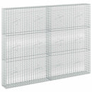 Gabion med 5 mm tråd og 5x2,5 cm net 200x20x150 cm