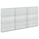 Gabion med 5 mm tråd og 5x2,5 cm net 300x20x150 cm