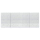 Gabion med 5 mm tråd og 5x2,5 cm net 400x20x150 cm
