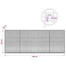 Gabion med 5 mm tråd og 5x2,5 cm net 400x20x150 cm