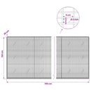 Gabion med 5 mm tråd og 5x2,5 cm net 700x20x150 cm