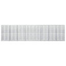 Gabion med 5 mm tråd og 5x2,5 cm net 800x20x200 cm