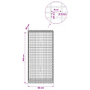 Gabion med 5 mm Tråd og 5x2,5 cm Maske 50x30x100 cm