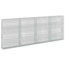 Gabion med 5 mm tråd og 5x2,5 cm net 400x30x150 cm