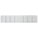 Gabion med 5 mm tråd og 5x2,5 cm net 800x30x150 cm