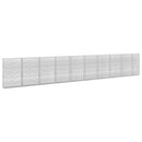 Gabion med 5 mm tråd og 5x2,5 cm net 950x30x150 cm