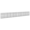 Gabion med 5 mm tråd og 5x2,5 cm net 1100x30x150 cm