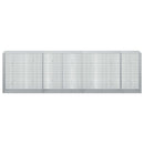 Gabion med 5 mm tråd og 5x2,5 cm net 350x50x100 cm