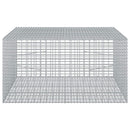 Gabion med 5 mm tråd og 5x2,5 cm net 100x100x50 cm