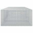 Gabion med 5 mm tråd og 5x2,5 cm net 350x100x50 cm