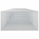Gabion med 5 mm tråd og 5x2,5 cm net 500x100x50 cm
